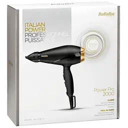Фен BaByliss Power Pro чорний (6704E) - мініатюра 6