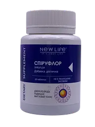 Таблетки New Life Спіруфлор 60 таблеток