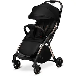 Прогулянкова коляска Lionelo Julie One Black Gold, чорна (LO-JULIE ONE BLACK GOLD) - мініатюра 2