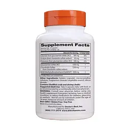 Вітамінно-мінеральний комплекс Doctor's Best Глюкозамін & Хондроитин & МСМ, OptiMSM, 240 капсул (DRB-00081) - мініатюра 2