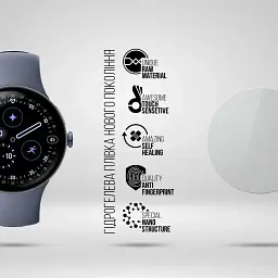 Плівка захисна Armorstandart hydrogel Google Pixel Watch 4 45mm 6 pcs (ARM94019) - мініатюра 2