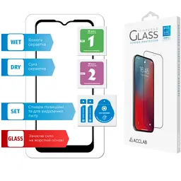 Скло захисне ACCLAB Full Glue Samsung A03S (1283126515330) - мініатюра 6