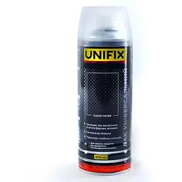 Лак універсальний в балончику Unifix 400мл прозорий