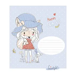 Зошит Школярик Star Happy princess 12 аркушів клітинка (012-3491K), в асортименті - мініатюра 5