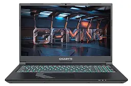 Ноутбук Gigabyte G5 MF F15.6 FHD, intel i5-12500H, 16GB, F512GB, NVD4050-6, DOS, чорний (G5_MF-E2KZ313SD)