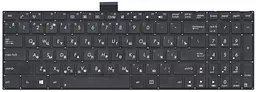 Клавіатура для ноутбука Asus (X502) Black, (No Frame), RU (горизонтальний ентер)