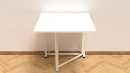 Стіл-книга трансформер Оріон 1 Ferrum-decor 750x810x730 Білий метал ДСП Біле 16 мм (FRD-104604) - мініатюра 3