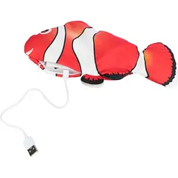 Іграшка для котів Trixie рухома риба тканина котяча м'ята 26 см - мініатюра 4