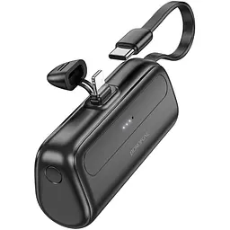 Зовнішній акумулятор Borofone BJ41 Pocket 5000mAh Black [123607] - мініатюра 2