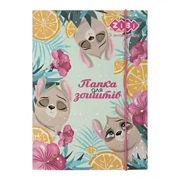 Папка для зошитів Cute, картонна, на гумках, В5+, 175x240x25 мм, KIDS Line