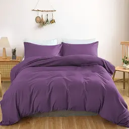 Простирадло MirSon Satin Light Pro 10-012 Violet 110х160 см (2200010174496) - мініатюра 2