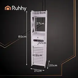 Шафа для ванної кімнати Ruhhy 25763    - мініатюра 5