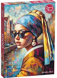 Пазли CherryPazzi Дівчина з перловою сережкою, 1000 елементів, 50x70 см, 30844