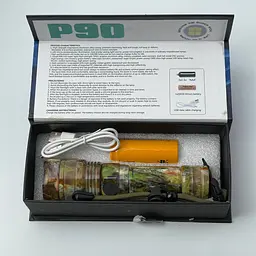 LED Ліхтар ручний POLICE P512-P90-500 lum 150 метрів 8800mAh (USB Зарядка) - мініатюра 4