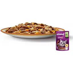 Вологий корм для котів Whiskas TastyMix, ягня, курка, морква, 85 г - мініатюра 6