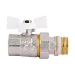 Кран кульовий з американкою SD з антипротіканням прямий 1"зв PN40 SD900NW25PN40 - мініатюра 4