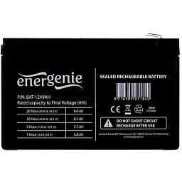 Акумулятор EnerGenie BAT-12V9AH - мініатюра 2