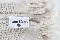 Рушник Lotus Home - Rius natural бежевий 90x170 - мініатюра 3