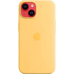 Чохол Silicone Case with MagSafe для Apple iPhone 14 Sunglow ААА [77424] - мініатюра 3