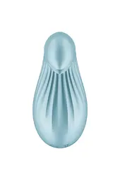 Вібратор Satisfyer Dipping Delight 9 см блакитний - мініатюра 4