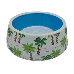 Меламінова миска для собак Derby AH002 Palm trees, M