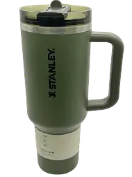 Термос термочашка Stanley Quencher ProTour Flip Straw Tumbler з нержавіючої сталі Олива 1,18 л KT7001974 - мініатюра 9