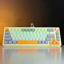 Ігрова механічна клавіатура Kondor Moonlight PRO / Три режими підключення / Yellow Switch / Yellow Grey - мініатюра 5