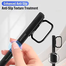 Чохол Blueo Frosted Heat Dissipation Case with MagSafe для Apple iPhone 16 Pro Max Black (BL057-I16PMBLK) [132549] - мініатюра 7