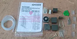Двері у нішу Koer Walk-In розсувні Sr SD07-120x200-L-TR-07 прозоре скло Easy Clean 8мм Графіт KR5688, Ліва, прозорий, графіт - мініатюра 6