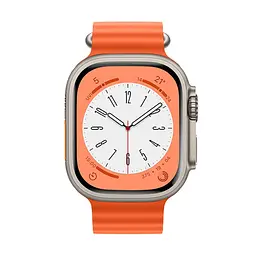 Ремінець силіконовий Hoco iWatch WA12 marine double buckle 38/ 40/ 41 mm помаранчевий - мініатюра 4