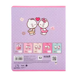 Зошит Kite Hello Kitty, 12 аркушів, клітинка (HK25-232-2), в асортименті - мініатюра 6