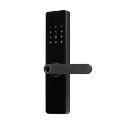 Замок біометричний автономний Trinix TRL-5101BTF Black L/R з Bluetooth, зчитувачем відбитків пальців і карт Mifare (65-00079) - мініатюра 4