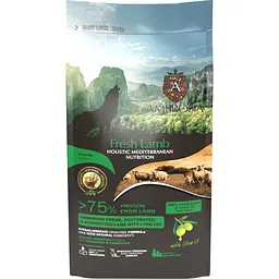 Сухой корм Ambrosia Mediterranean для взрослых собак всех пород с ягненком 5 кг