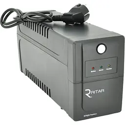 ДБЖ Ritar RTP800 (480W) Proxima-L, LED, AVR, 4st, 2xSCHUKO socket, 1x12V9Ah, plastik Case. NEW!