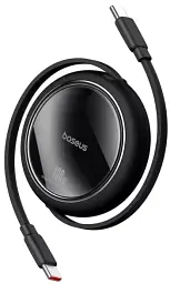 Кабель Baseus Free 2 Draw Mini Retractable Charging Cable Type-C to Type-C 100W 1m P10364500111-00 Black