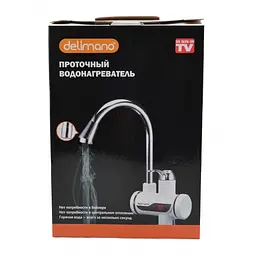 Водонагрівач проточний з LCD дисплеєм 3000 Вт, електричний кран з нагрівом води - мініатюра 5