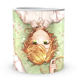 Кухоль GeekLand The Promised Neverland Обіцяний Неверленд Рей Емма Норман На траві NV 02.456 330 мл білий - мініатюра 2