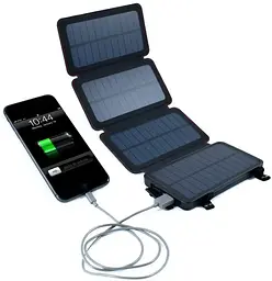 Зарядний пристрій на сонячних батареях Power Bank 25000mAh 10Вт - мініатюра 3