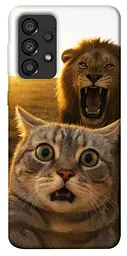 Чохол Demsky Shocked cat and lion для Samsung Galaxy A33 5G