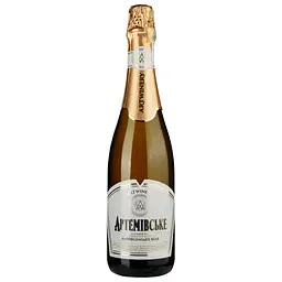 Упаковка ігристого вина Artwinery Артемівське біле напівсолодке 4.5 л (0.75 л x 6 шт.) - мініатюра 2