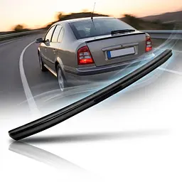 Спойлер пір'янка на кришку багажника для Skoda Octavia Tour 1996-2010 Глянець Voron glass