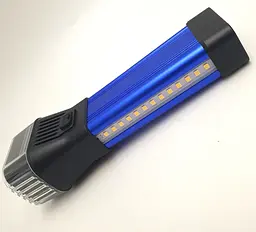 Ліхтар LED лампа 5w+COB+SMD акумуляторний ліхтарик з двома бічними панелями прожектор Bailong СВ-888 - мініатюра 7