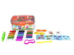 Набір для творчості із тістом "16 colors Box" ТМ Lovin 41186 у пластиковому боксі