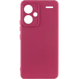 Чохол Silicone Cover Ummi Lakshmi Full Camera (AA) для Xiaomi Redmi Note 13 Pro+ Бордовий / Marsala