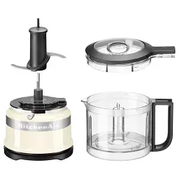 Кухонний мінікомбайн KitchenAid чаша 830мл 5KFC3516EAC кремовий - мініатюра 2