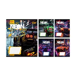 Зошит Yes Neon А5 24 аркушів лінія (768813), в асортименті