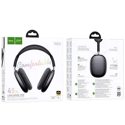 Навушники Hoco Happy BT headphones W65 BT 5.4,AUX/TF, 45h - мініатюра 3