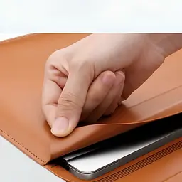 Чохол MacBook Air 15 WiWu Skin Pro 2 Leather Brown - мініатюра 3