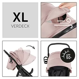 Коляска прогулянкова Hauck Rapid 4D Dusty Rose - мініатюра 9
