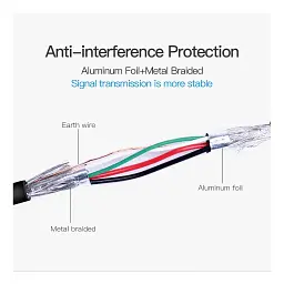 Кабель для принтера USB 2.0 AM/BM 2.0m black Vention (VAS-A16-B200) - мініатюра 3